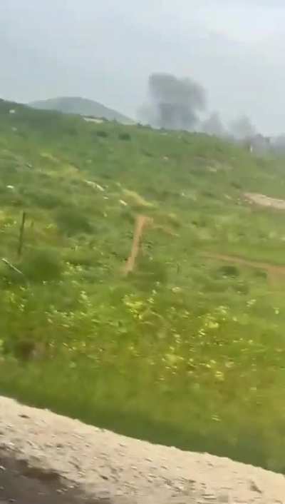 Rockets landing right next to bus of kids in northern Israel 