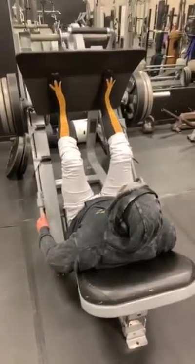 she has chicken legs.