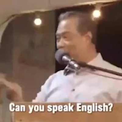 Can you speak english