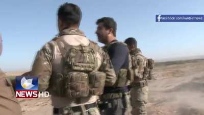 Kurdish counter terrorism group (CTG) fighting against isis along side US special forces in kirkuk 2016