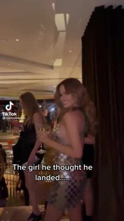 not the girl he thought he landed…she eats on a couch!