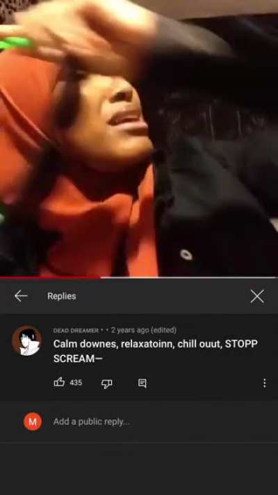 perfectly cut “screaming”