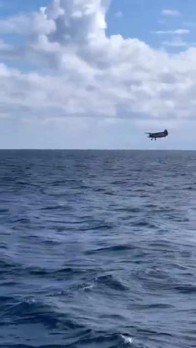 Cuban pilot who defected to US seen flying low to avoid being detected.