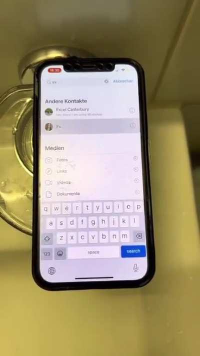 When your phone gets wet!