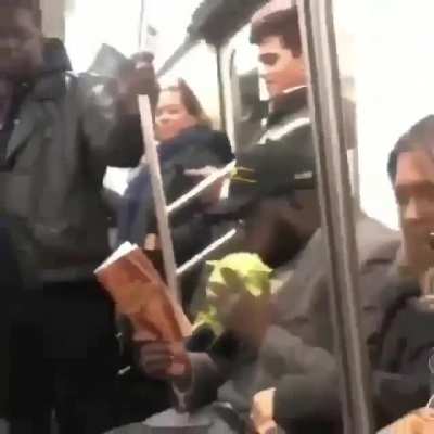 Chad sighting in the subway