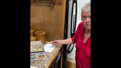 Poor granny didn't see that coming