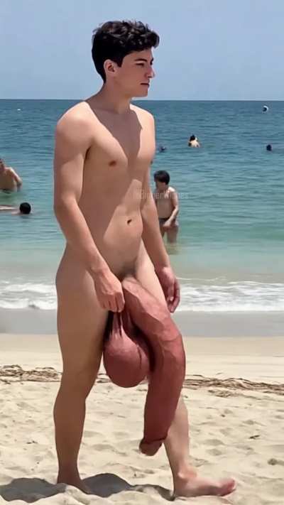 Joseph at the beach