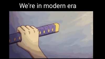 When we try to mimic samurai sama but,...
