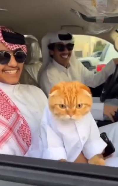 The Orange boy is dressed for Ramadan