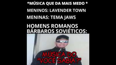 Crédito ao u/cocodile11111111 que fez esse shitpost para mim, valeu amigo! (A ideia foi minha, mas ele que fez o vídeo)