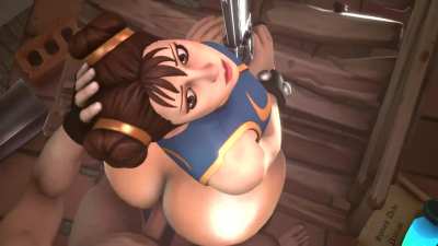 Chun-Li getting fucked (Stoned Dude)