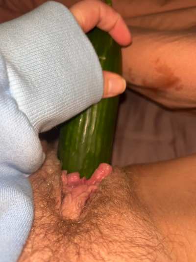 So obsessed with my first cold cucumber- my ass is next