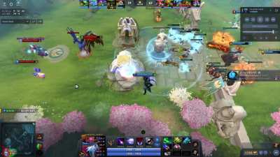 when you respawn to your venge aghs illusion, you have the fountain invulnerability buff outside of fountain, as long as you don't input a command