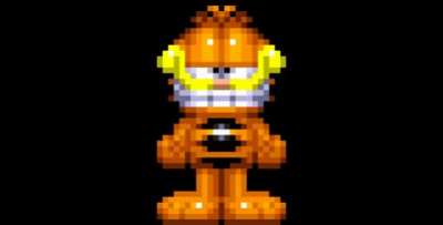 Garfield's twisted faces