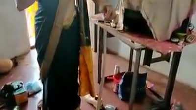 Virat Bhagini, a snake catcher, was dressed up and on her way to attend a wedding when she got a call to help catch a snake. So she does. Without equipment while wearing an Indian saree.