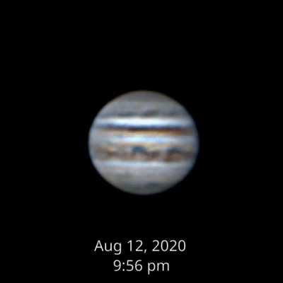 Jupiter over 1.5 hours