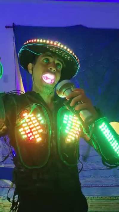 This animatronic person