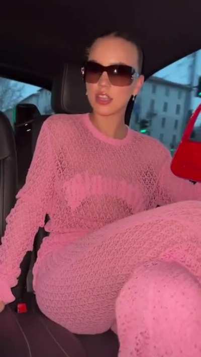 3rd TikTok in Mesh See Through Top