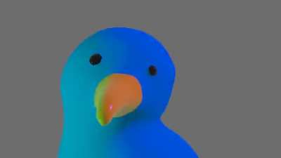 The low detail RGB dancing bird my friend asked for