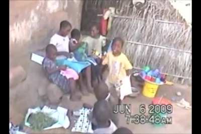 I went to Africa in 2009 and I'll never forget the reaction of the little boy screaming 