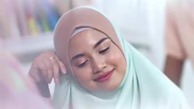 Shampoo advertisement in Malaysia