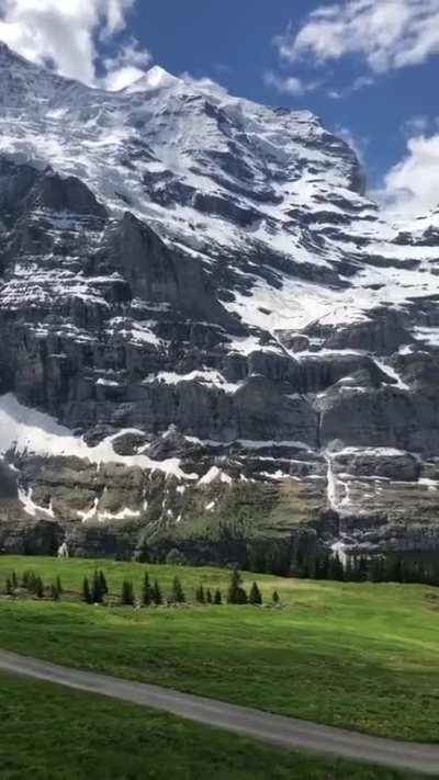 This scenic view of Switzerland.