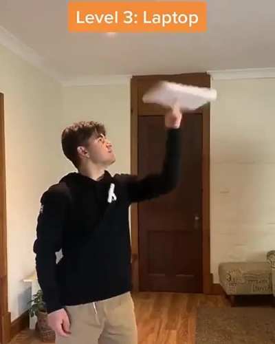This guy spinning random objects.