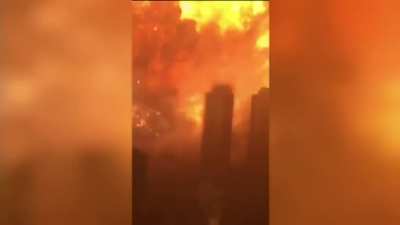 Insane footage of 21 Tonnes of TNT being set off in Tianjin, China (2015) (Apologies if repost)