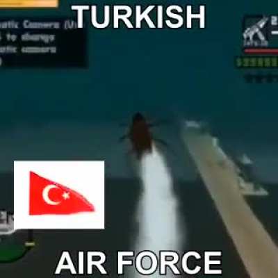 Turkish Air Force Line headin