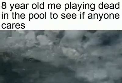 I floated for quite a while