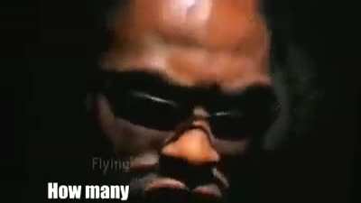 Gangsta paradise but Coolio has a mental breakdown