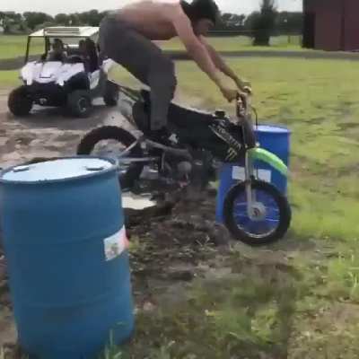 Stuck the landing