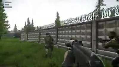 Name of the game is Escape from Tarkov