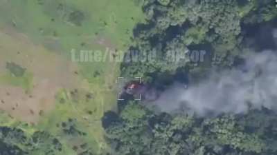 Lancet Drone destroy Ukrainian artillery 