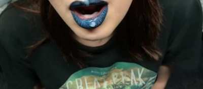 Letting daddy finish in my mouth