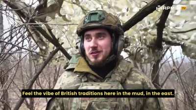 View of a Ukrainian artillery position that uses a British-supplied L119 light towed howitzer. Eastern direction. 80th Air Assault Brigade.