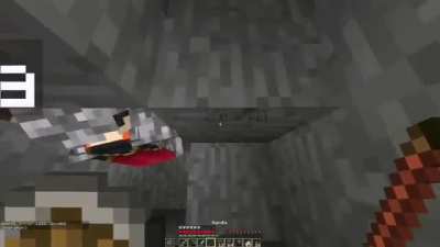never dig straight down