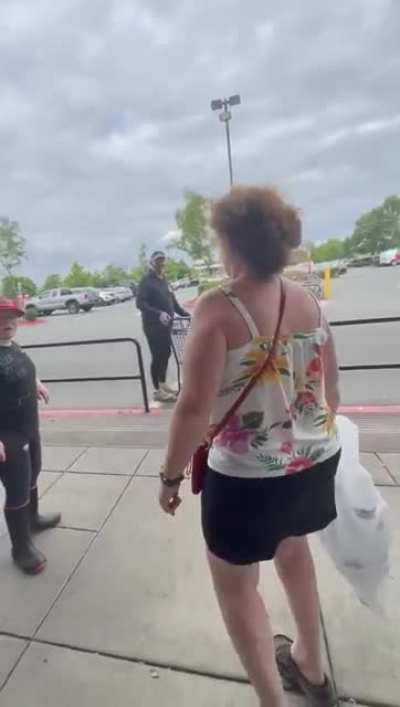 Young mom is harassed & assaulted by couple in grocery star parking lot over 'Abolish Ice' sticker on her car