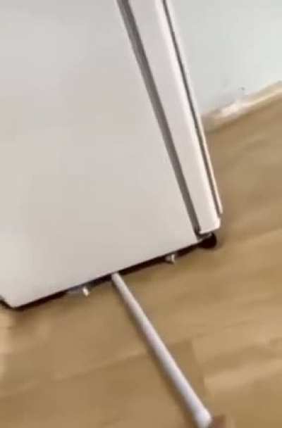 Don’t forget to clean the dust under your fridge