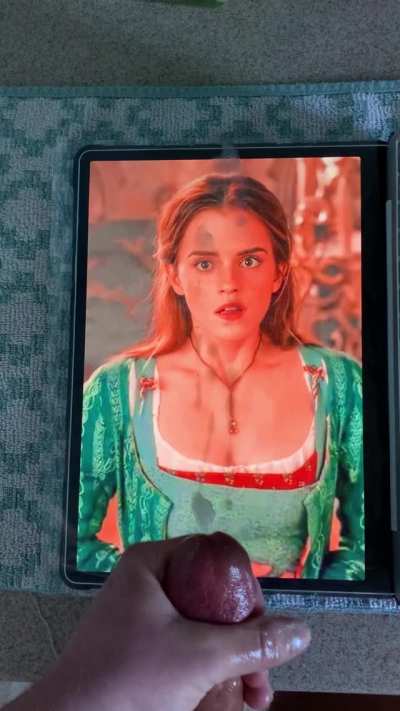my bud jerkin his big hard cock 2 Emma Watson - and huge cum tribute - If u want 2 b fed celebs and porn and show off jerkin over them on a second screen - public or private sessions - add hertsgirls on k1k - second screen required