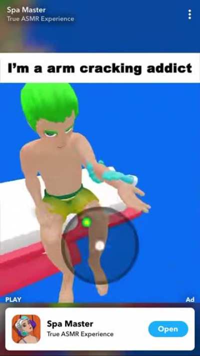 This ad I got on Snapchat stories. These disturb me sometimes