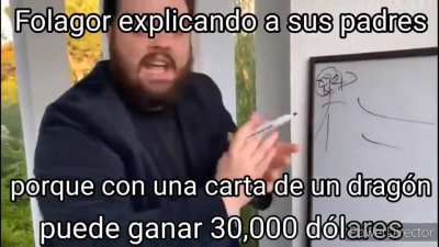 Mira papá que soy millonario papá