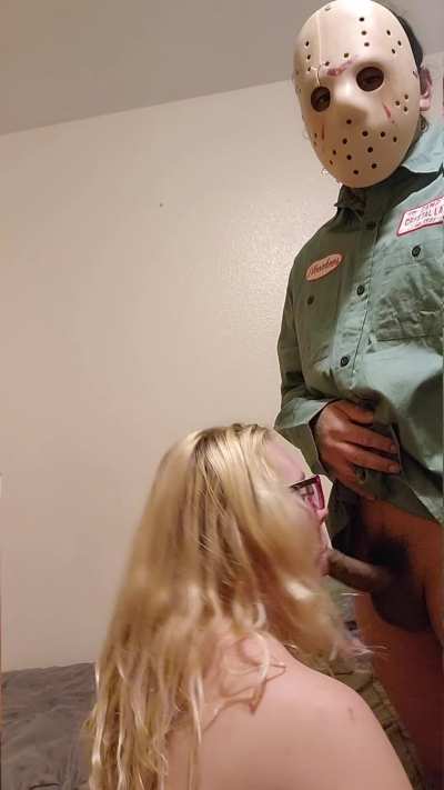 Sexy blonde has her way with jason.