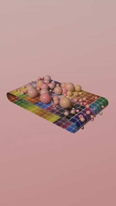 Balls on a treadmill