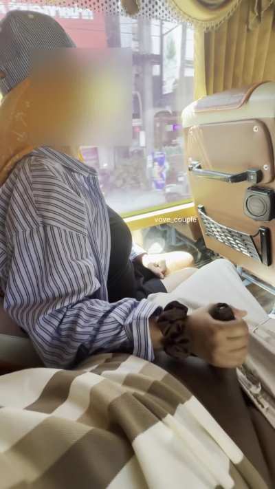 Am I wife material? Imagine sitting beside me in the moving bus while I give a wet blowjob and flash my tits and soaked pussy 🔥
