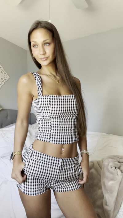 Checkered outfit