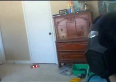 flying my drone inside of my room