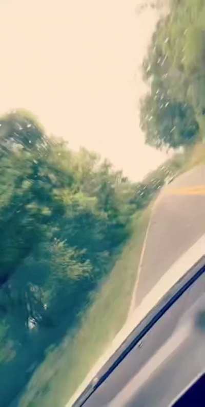 Driving down the highway with my BIG TITS fully out [F]