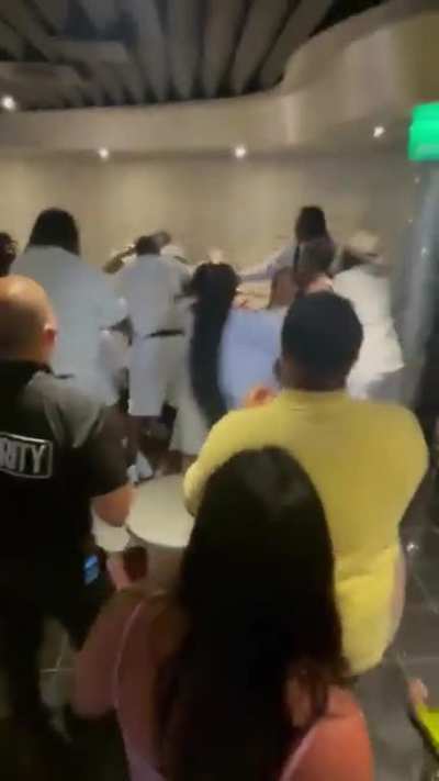 A massive, hourlong 60-person brawl broke out on a Carnival Cruise after one person’s significant other found out about an alleged threesome