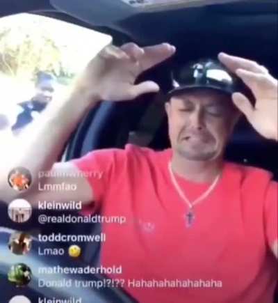 Man prays to Trump to deliver him from cops